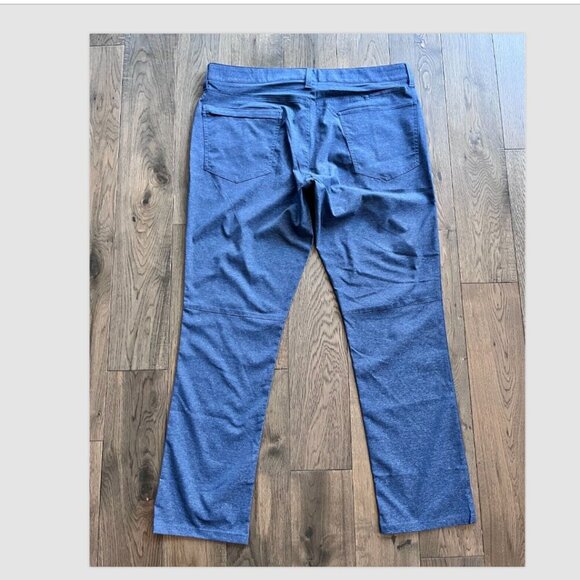 Bonobos Golf Performance Link Pants Size 36x30 Heather Navy Stretch Athletic Fit - Picture 5 of 6